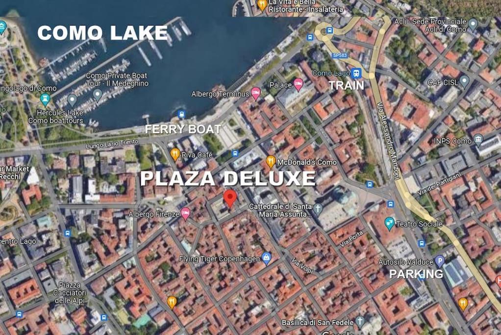 Plaza Deluxe Modern Center House - View Como Lake - Top Privacy Eksteriør billede